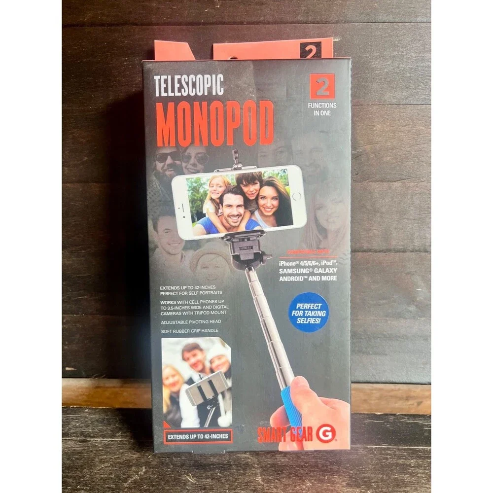 Smart Gear™ Extendable telescopic Monopod Selfie Stick